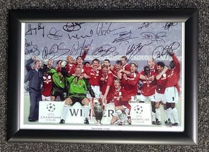 Manchester United  '99 12 X 8 Facsimile Print