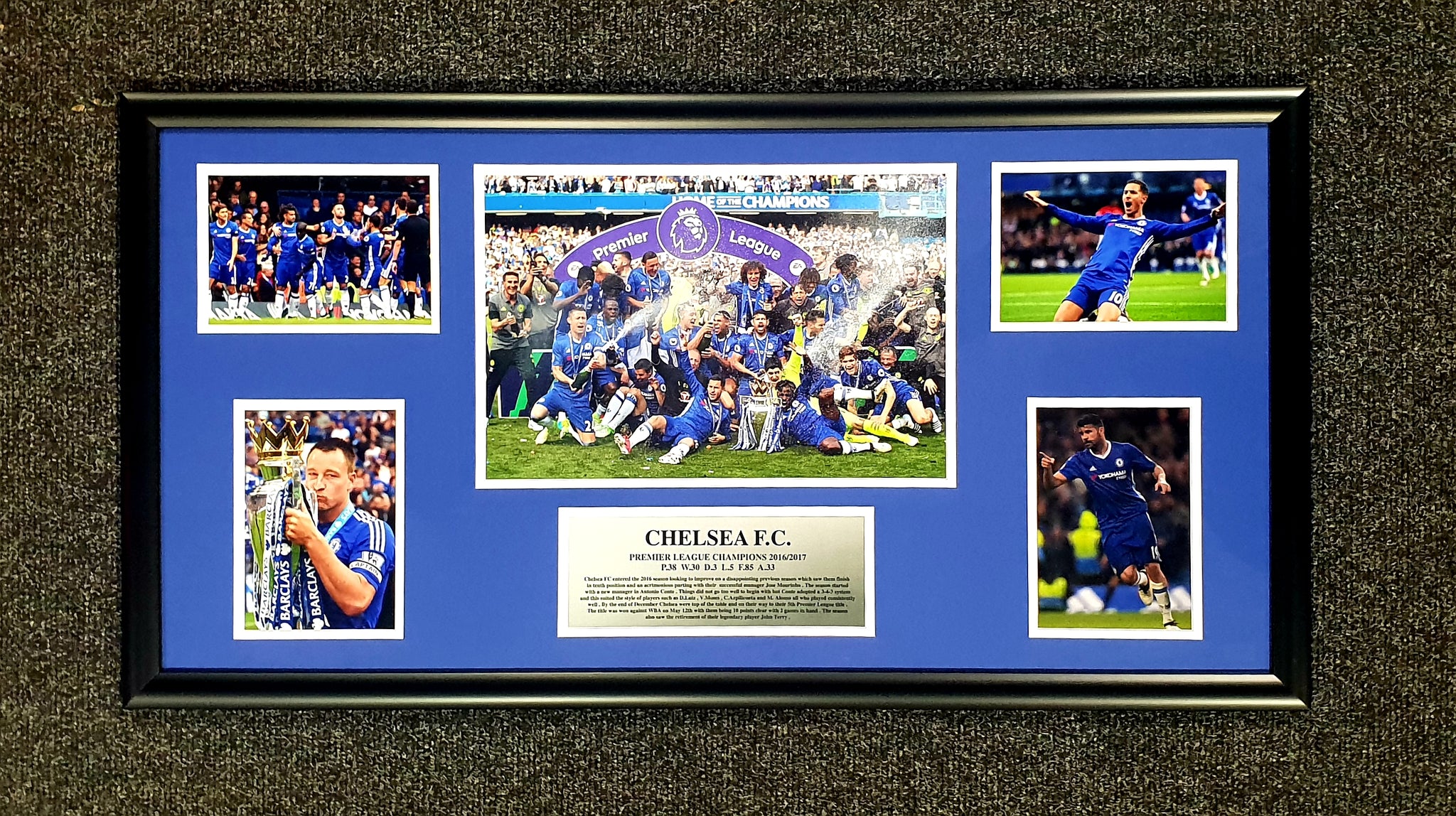 Chelsea Premier League Champs 2016-17.