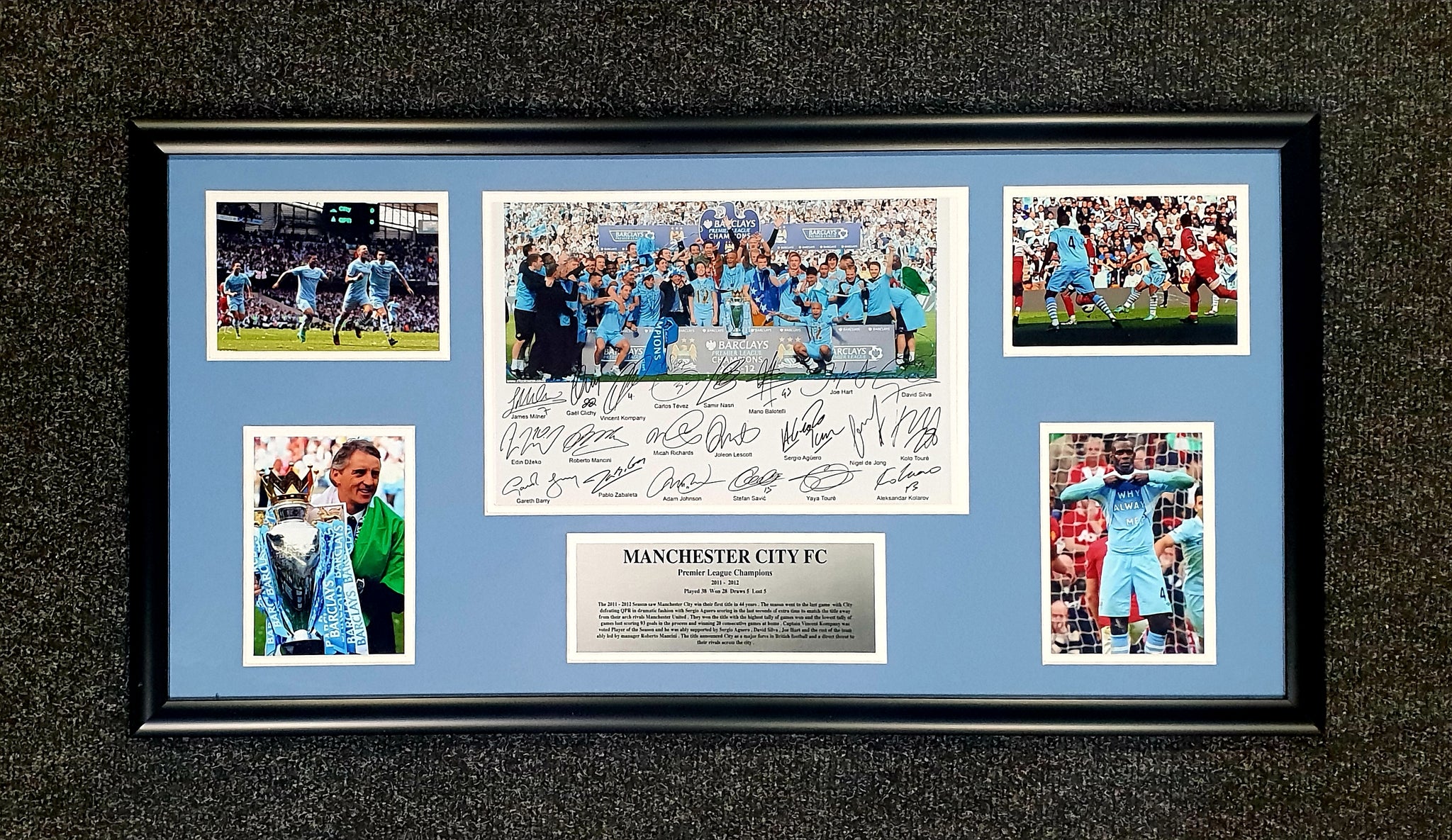 Manchester City Premier Winners 2011/12