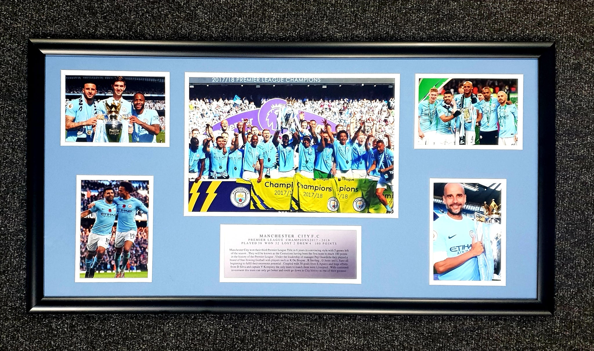Manchester City Premier Winners 2017/18