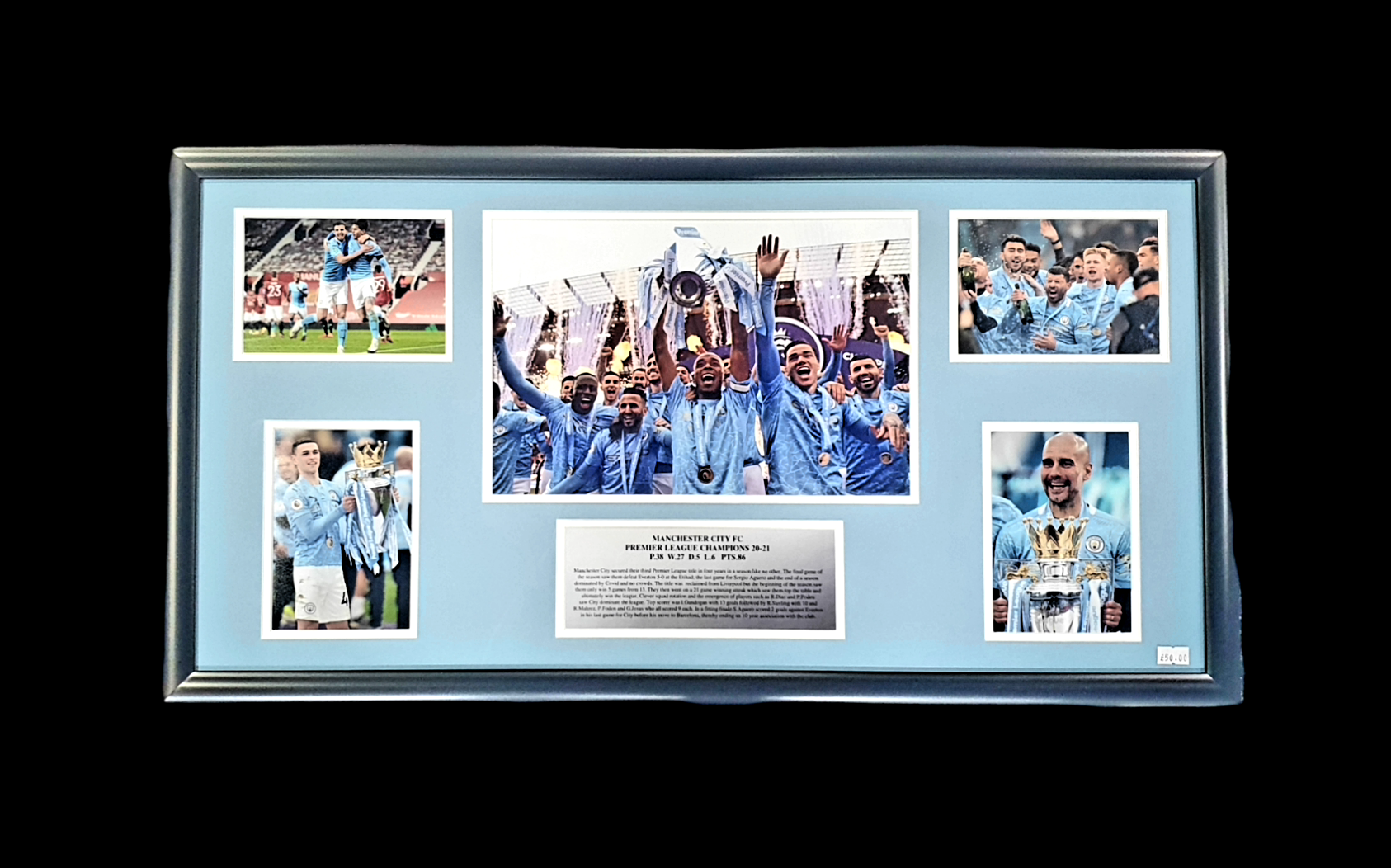 Manchester City Premier winners 2020/21