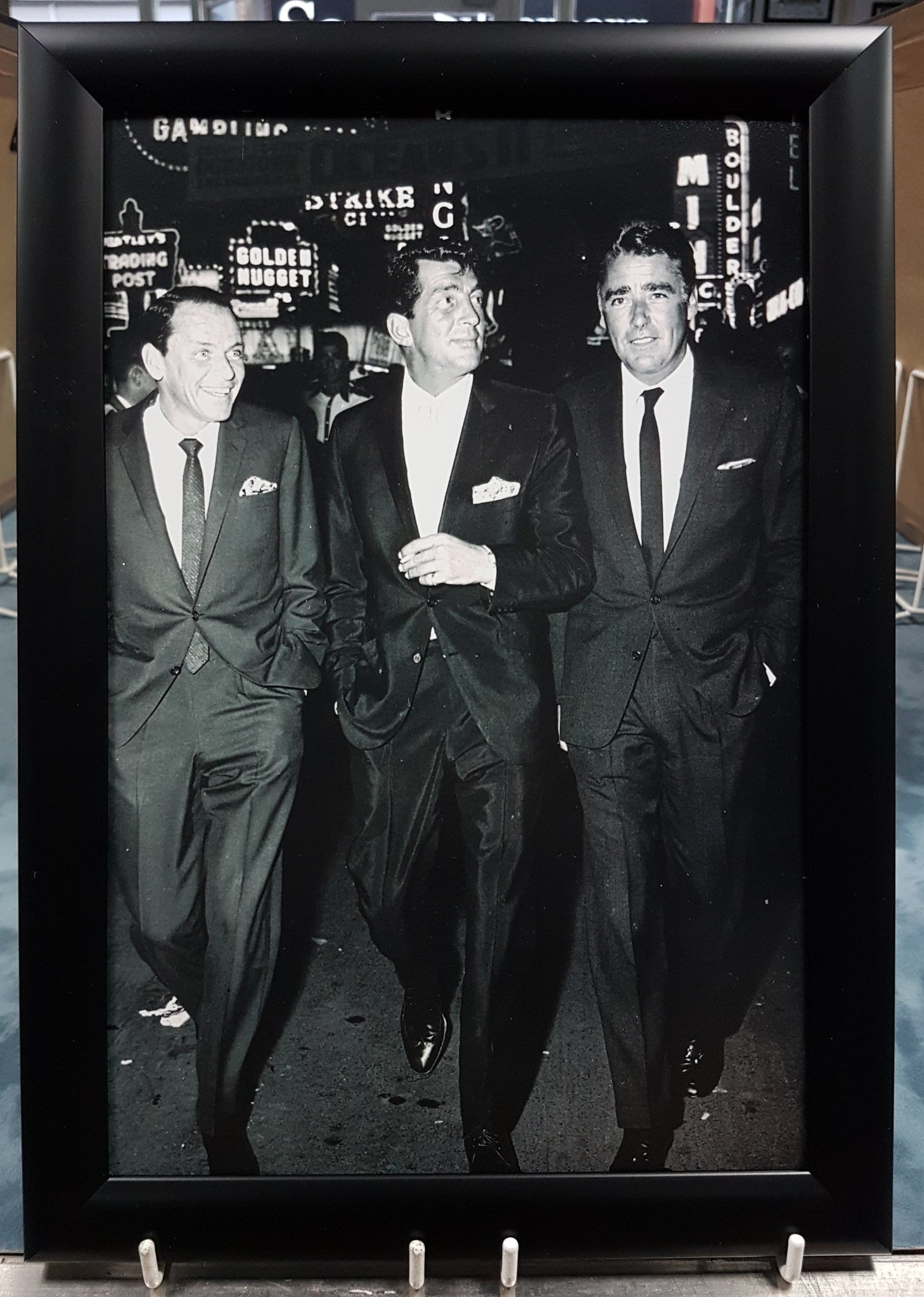 Rat Pack Framed 12x8 inch Photo.