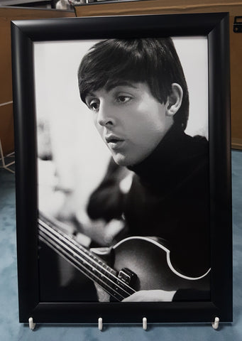 Young Paul McCartney Framed 12x8 Photo.