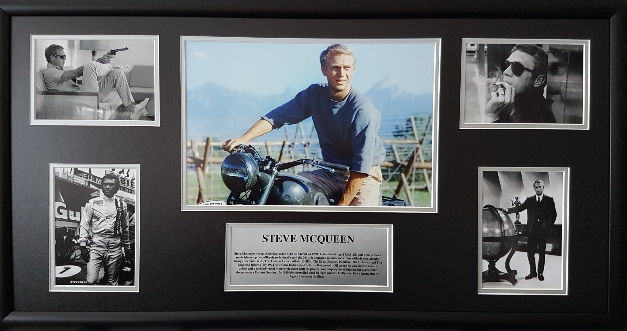 Steve McQueen Framed Storyboard.