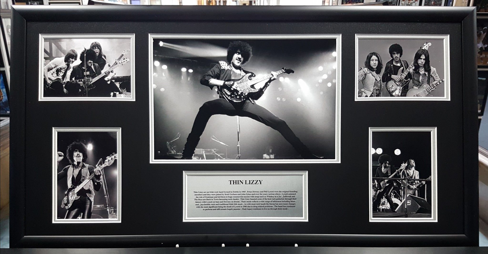 Thin Lizzy Framed Storyboard.