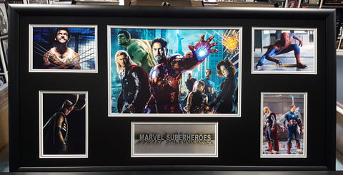 Marvel Superheros Framed Storyboard.