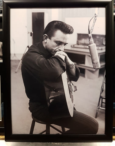 Johnny Cash 12X8 Framed Photo.