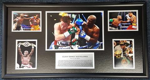 Floyd 'Money' Mayweather Framed Storyboard .