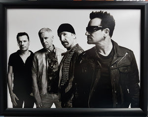 U 2 Framed 16x12 inch Photo.