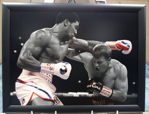 Anthony Joshua/Alexander Povetkin Framed 16x12 Photo.